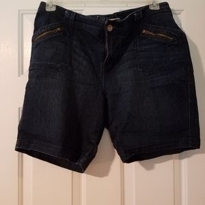 Denim Bermuda shorts